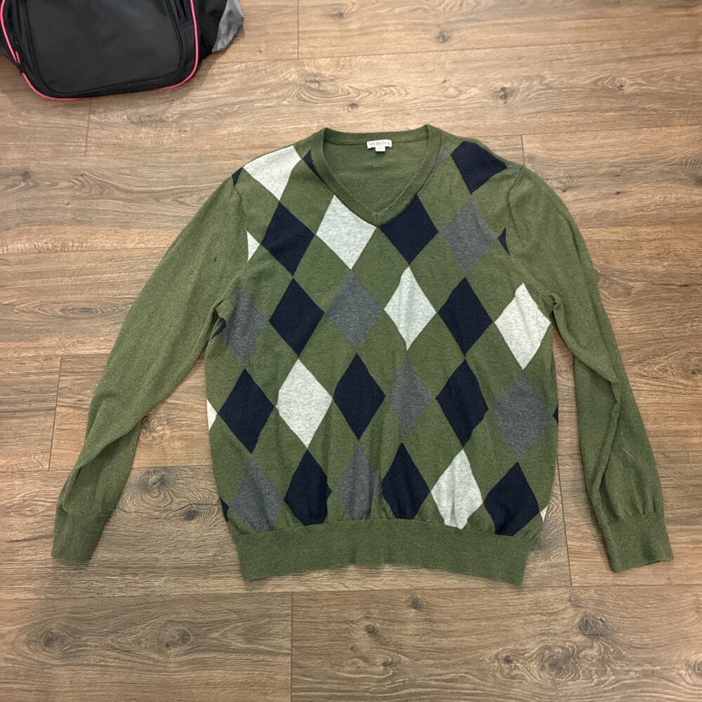 Z9838 Merona preppy sweater size 2X Vintage Retro Casual